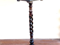 Triple Spiral Solid Wood Music Stand